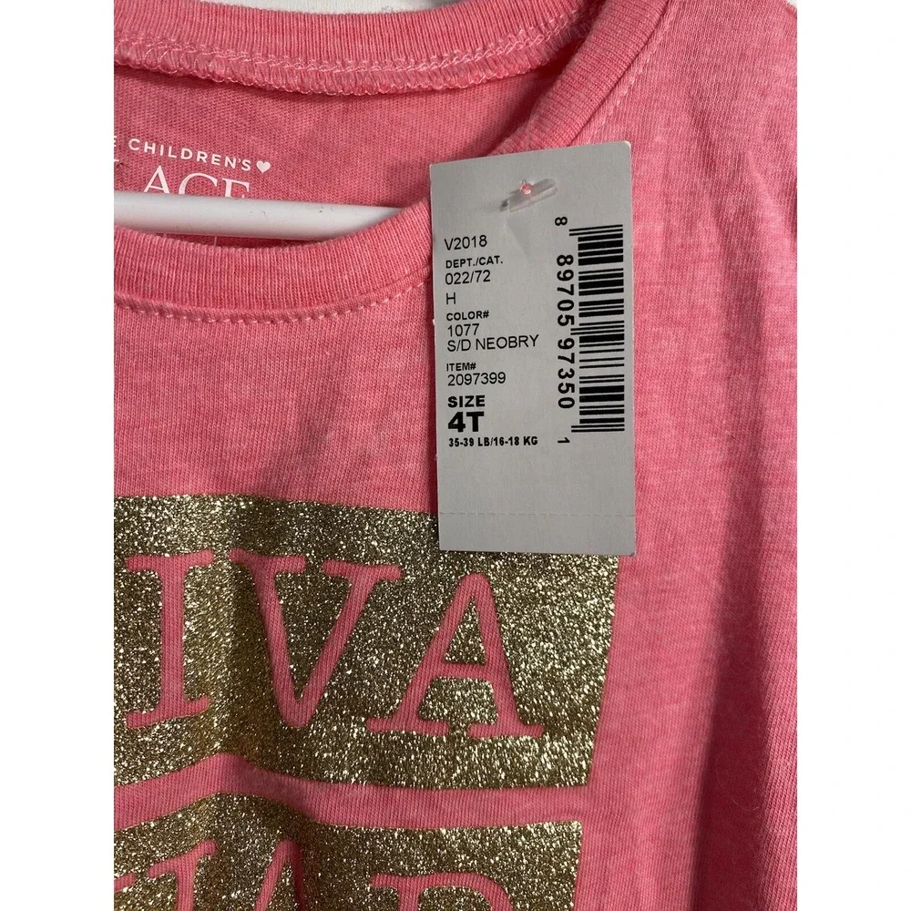 the childrens place toddler girls pink long sleeve shirt size‎ 4T